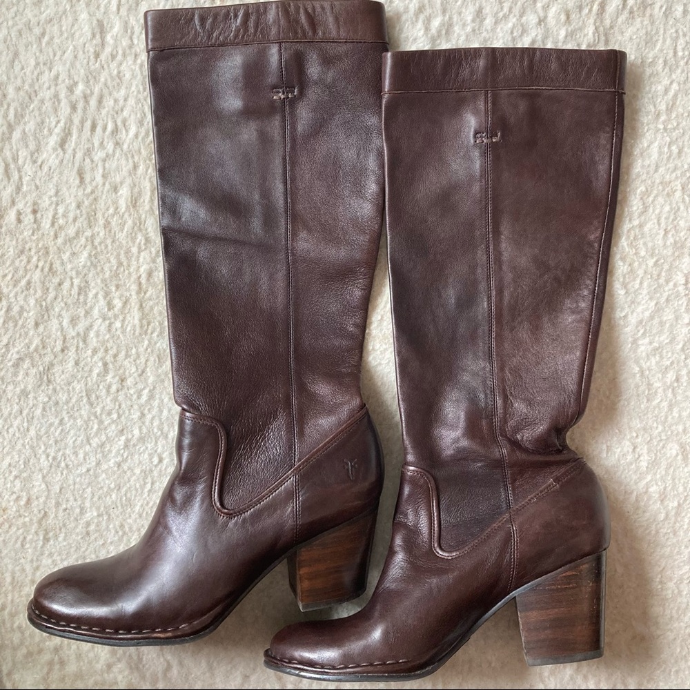 Frye Brown Leather Boots